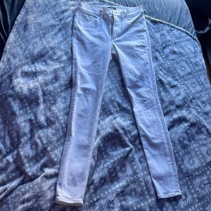 EXPRESS White Skinny Jeans